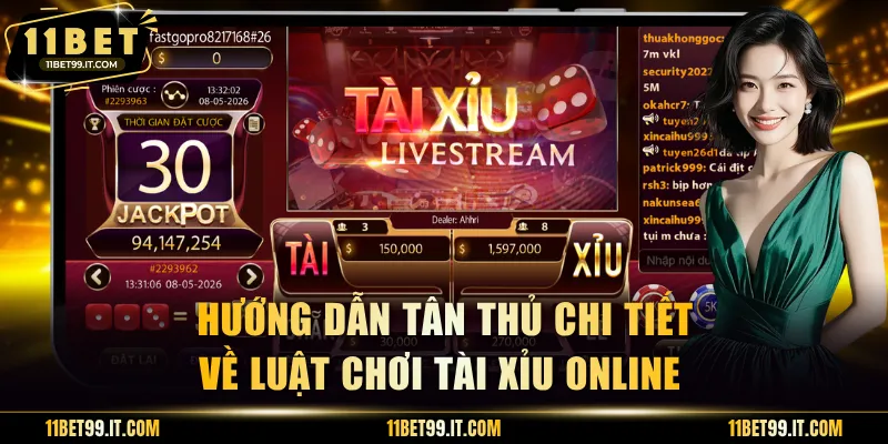 Hướng dẫn tân thủ chi tiết về luật chơi Tài Xỉu online 