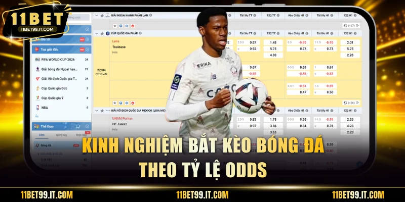Kinh nghiệm bắt kèo bóng đá theo tỷ lệ Odds