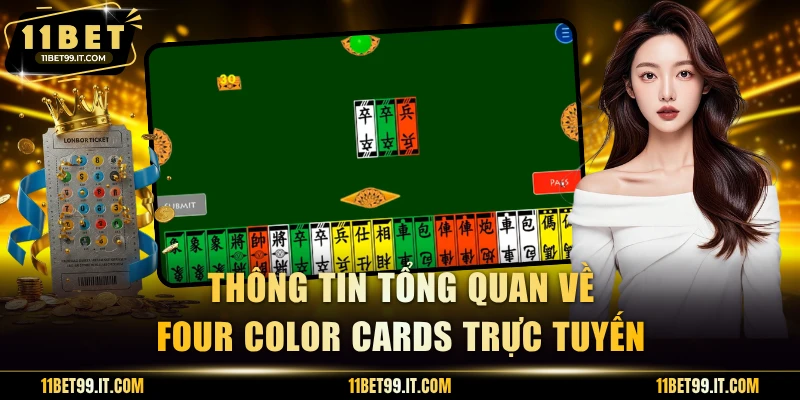 Thông tin tổng quan về trò chơi Four Color Cards trực tuyến